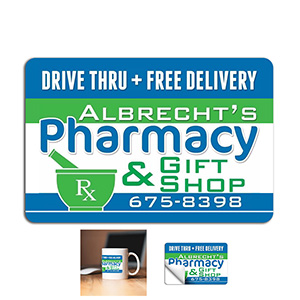 3&rdquo; x 2&rdquo; Rectangle Full Color Removable 6 Mil Kiss-Cut Stickers &ndash; Rounded Corners